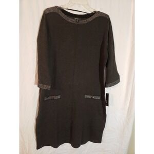 Women's Alyx Gray Sparkle Sweater Dress Size XL